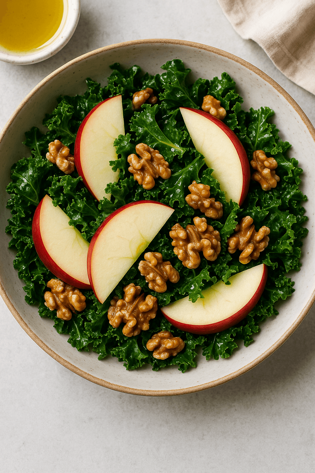 Kale Apple Walnut Salad