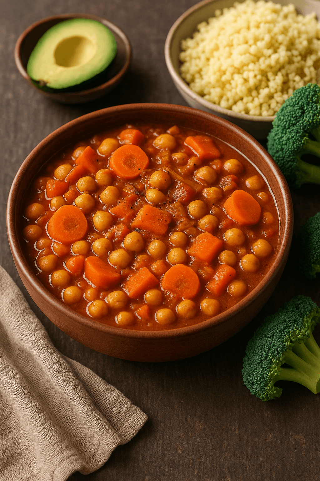 Slow-Cooked Moroccan Chickpea Stew