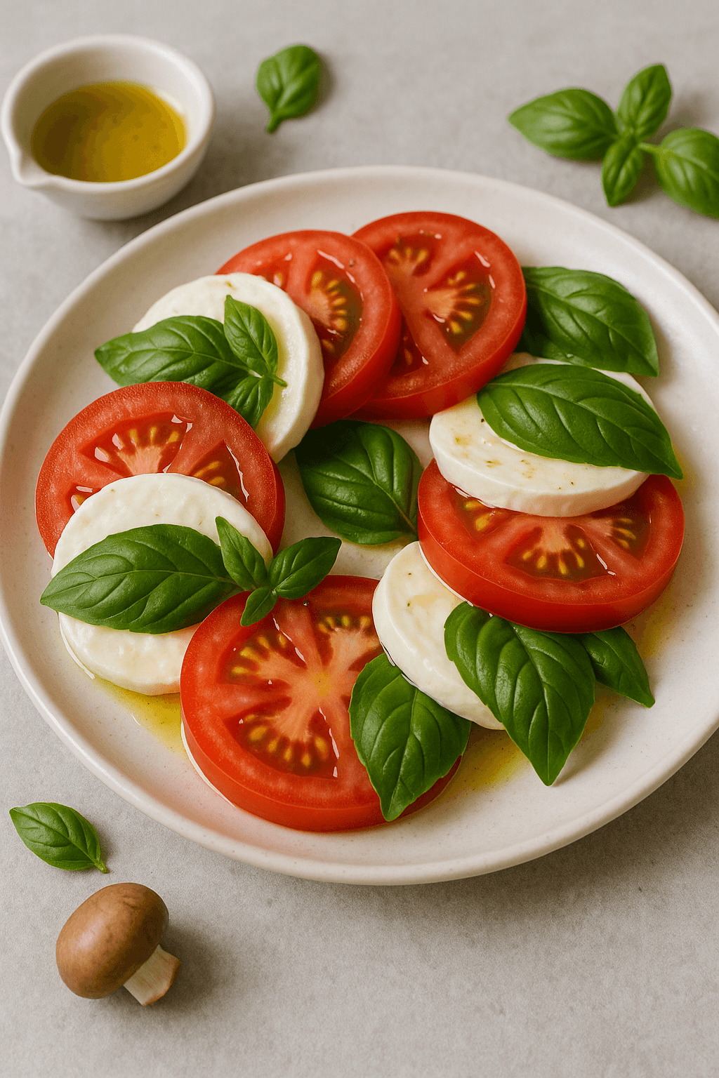 Tomato Mozzarella Basil Salad